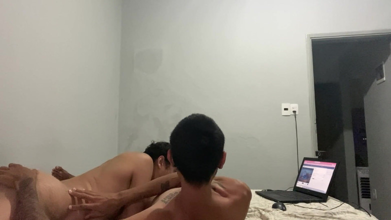 Leandro e Asafe: Two Naughty Young Men Making Out and Showing on the...