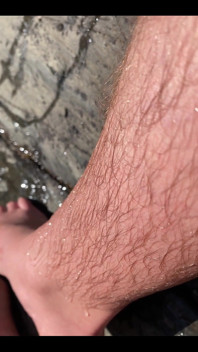 Sensual Hairy Leg Worship