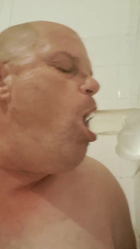 The Slut Is Clearly Addicted to Dildo Sucking
