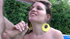 HPG Production: Büyük memeli Fransız orta yaşlı seksi kadın taşakları yalıyor 5200