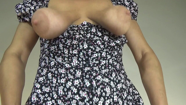 AnnaBUST: Beautiful Soft Hanging Tits Riding a Dildo