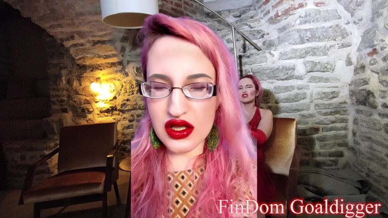FinDom Goaldigger: Guardami gli occhi!