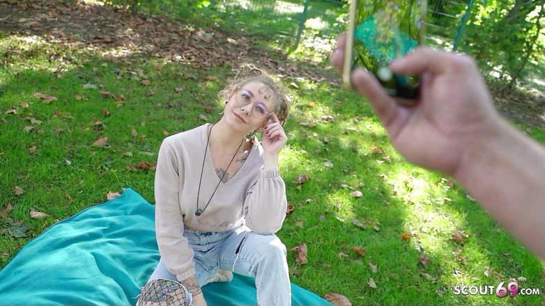 German Scout: German Scout - First Anal Creampie Sex for Tiny Teen Julia...