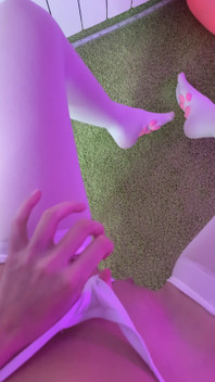 White Stockings and Playful Fingers