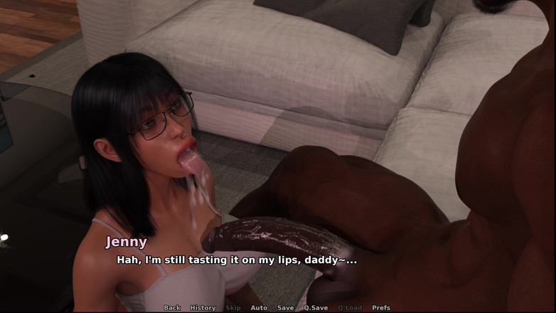 Wickedgammes studio: 내 여자친구가 인종 간 쓰리섬을 원해! (10부