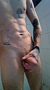 Playing a Little in the Bathroom