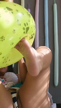 Paskalya tavşanı sakso çekiyor ve pop baskılı balonlar 4u - bunny looner