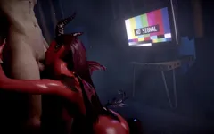 A Stormy Night Hunted by a Hot Demon Girl