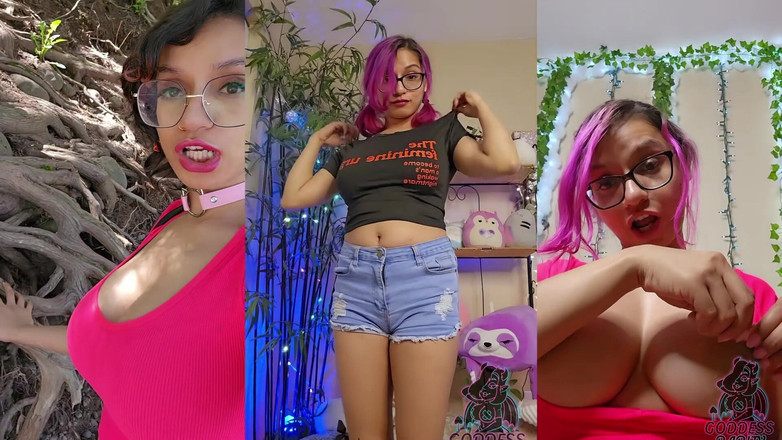 Goddess Rarity: Göttin Seltenheit und probiert neue kleidung an