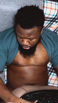 Chubby Brunette in Pantyhose Gets Pussy Creampied by Black Man