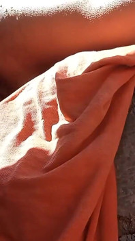 Dildo in My as as I Sunbathe Outside