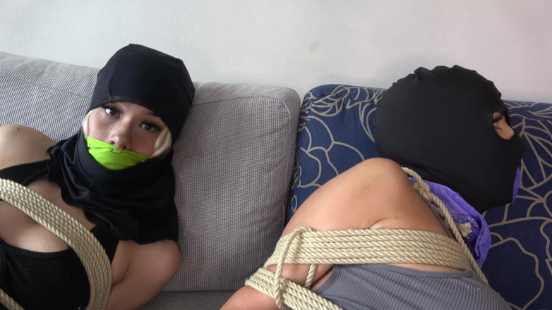 Latina Fetish: Tatti i Lilly's Muffled Mayhem: Nieuniknione liny, gagi Otm i...