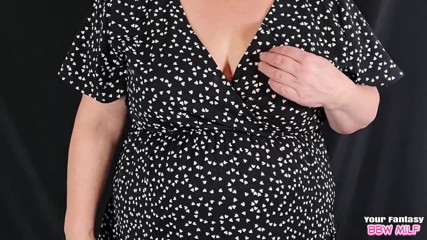 BBW_Wife: Showing off My Big Boobs and Big Panties for My...