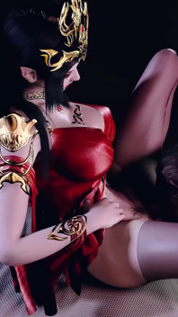3D heiße cosplay reife MILF betrügt mit bbc