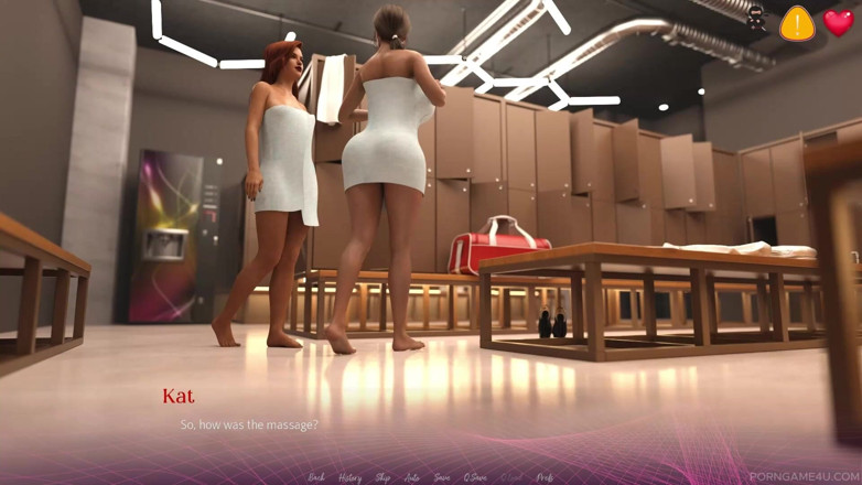 Porn game 4 u: Smyslná masáž eskaluje do vášnivého lesbického stříkání - kancelář - část 7 - poškozená Coda -...