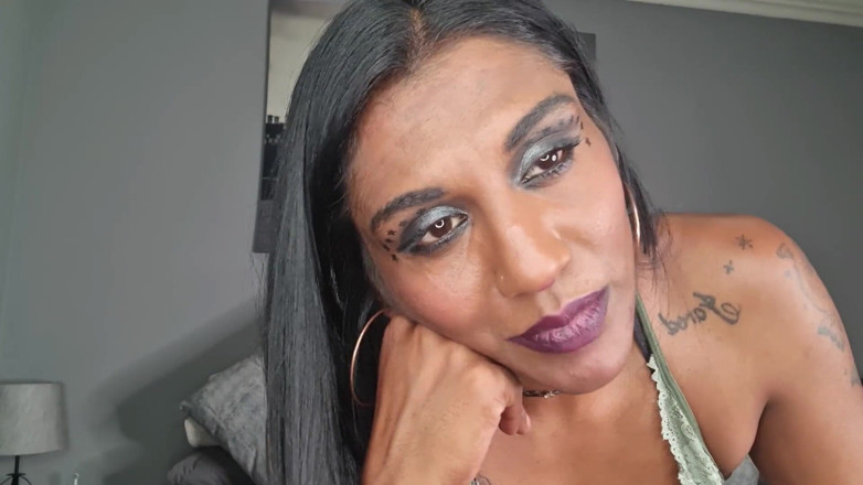 domslutfucker: Worthless Indian Slut Humiliates Herself, Dirty Talk Cum on Her...