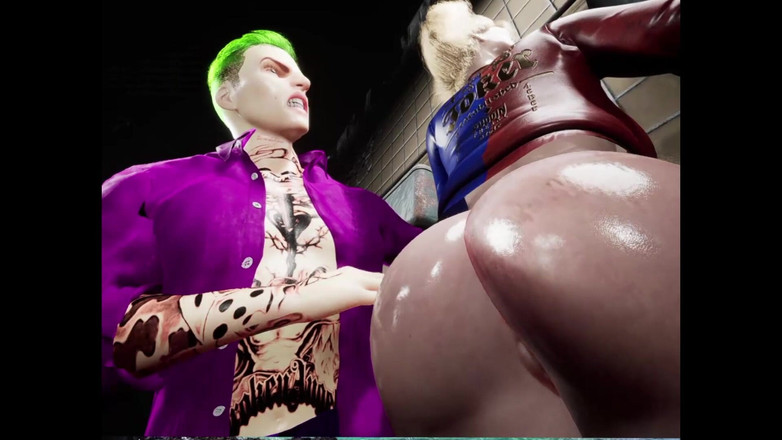 denisporco animation: Harley Quinn joker çılgın seks