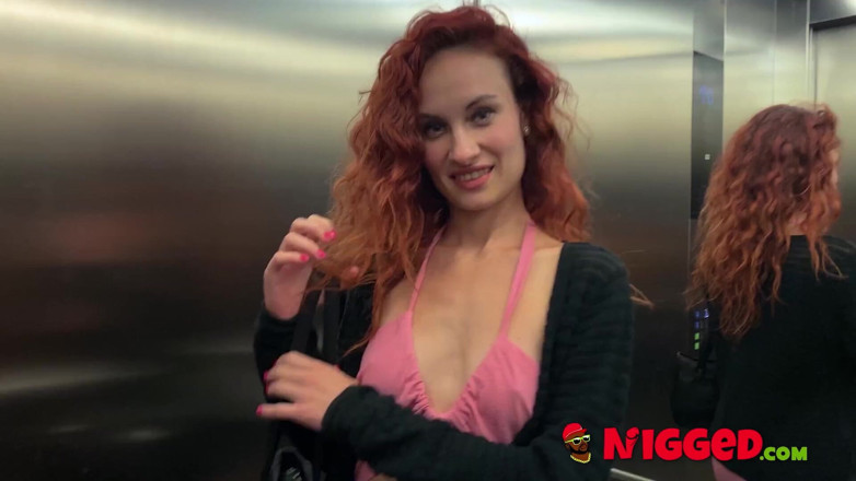 FAKings Black Fix: First Time. Redhead Exhibitionist Ariel Ortiz Discovers Interracial Sex on...