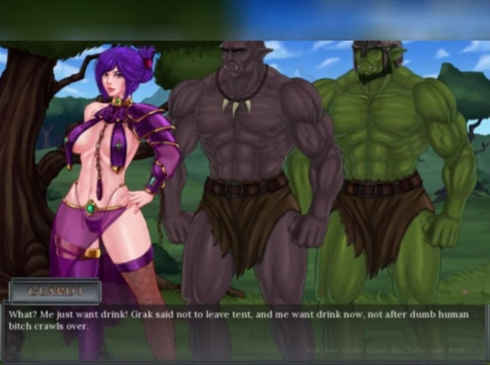 3DXXXTEEN2 Cartoon: Sabia bir Elf Mage'i serbest ediyor. 3 boyutlu porno çizgi film seks