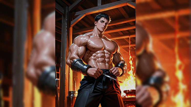 Erotic Man: Sexy Gay Iron Workers Ai Slideshow