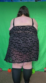 SSBBW halloweenský módní úlovek