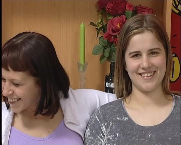 YOUR FIRST PORN: Kim &amp; Sandra - geile titten und das erste mal vor der...