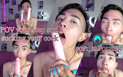 Sofi_elfqueen: Je suce le gode pour mon beau-père