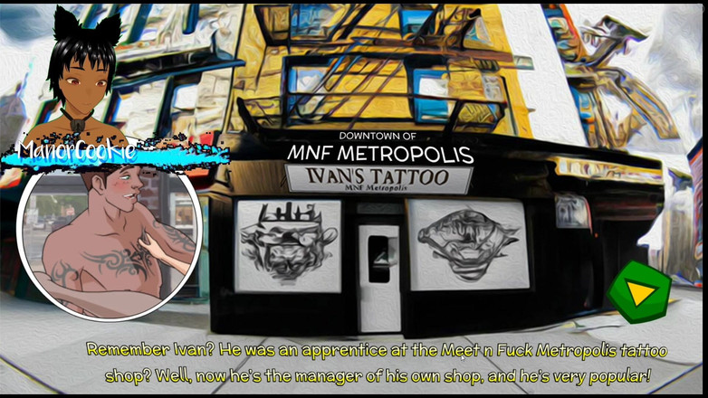 Manor Cookie: 纹身快乐 2 - 她是如此占主导地位，看着那些乳房