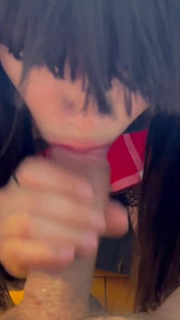 Amateur Crosdresser Blowjob
