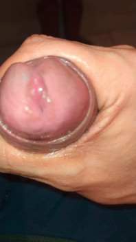 Cock Head Dripping Cum: Intense Solo Release