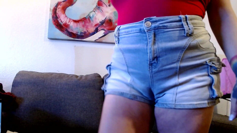 Abby Anna: Daisy Duke Jean शॉर्ट्स कैमलटो