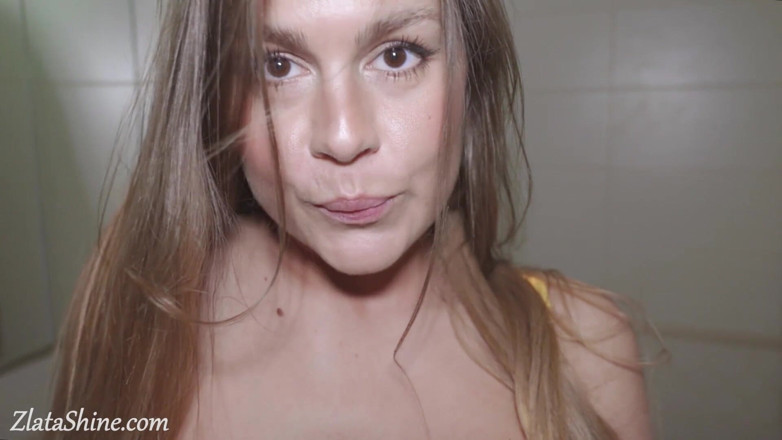 Zlata Shine: Babe deepthroat dick Stepbrother after fingering pussy and cum in...