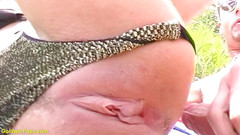 Goldwin pass: Adik tiri kurus kasar dikongkek dubur di luar