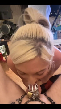Chastity Blowjob X