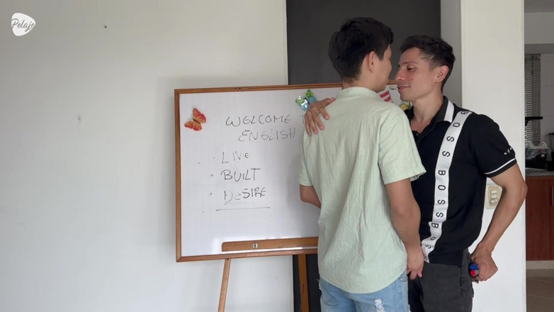 relaxingadrian: Mon Élève Arrive En Retard Et Avoue Qu’il Aime Ma Bite...