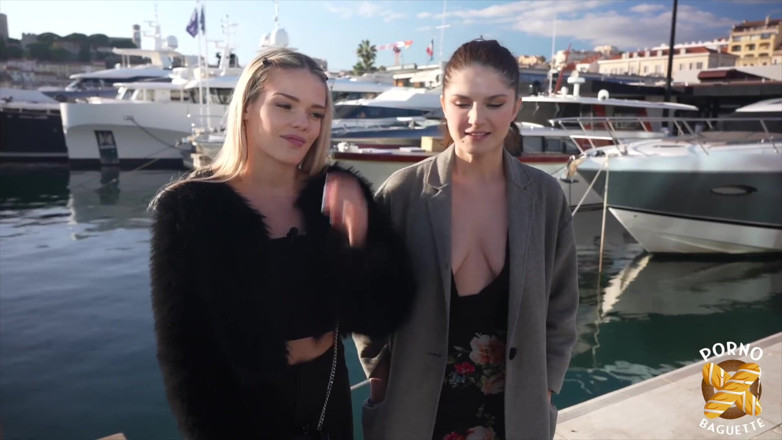 Porno Baguette: Jade und francesca, zwei wunderschöne mädchen, teilen sich einen großen...