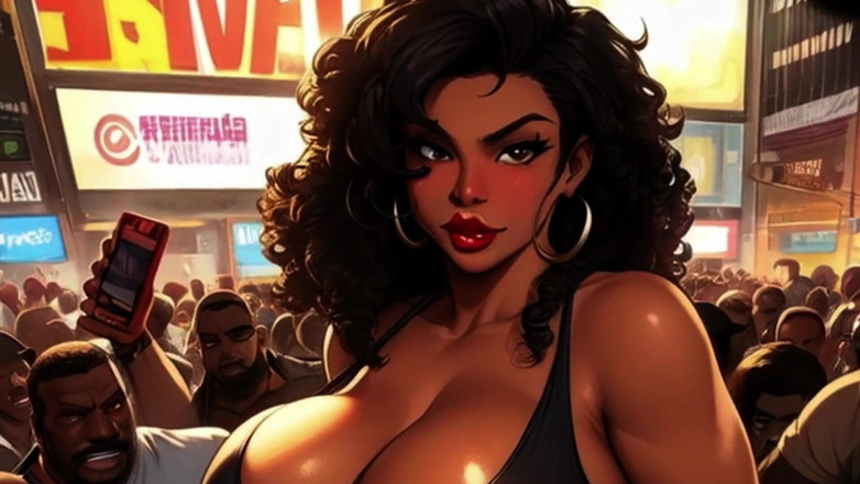 Spicy Toons: 매운 덩치: 모시 피트의 티파, 풀 무비