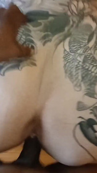 セクシーな巨尻のタットされたPAWGが犯される