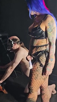 Pegging Her Pup