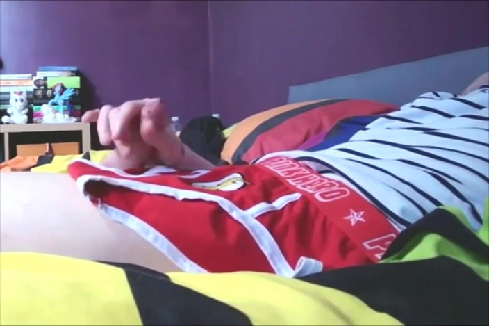 Gay Scottish twink Sammy Andrews: Sammy andrews muncrat di celana dalam superhero