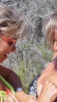 Lesbians Fumbling in the Dunes