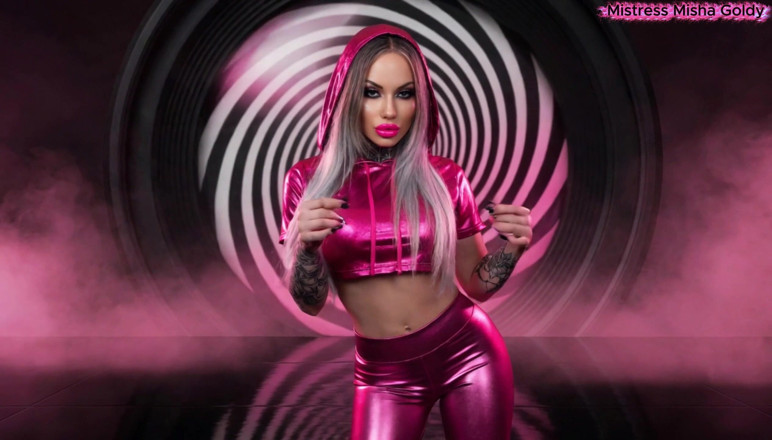Goddess Misha Goldy: Bli dum och läckande för älskarinnan Misha