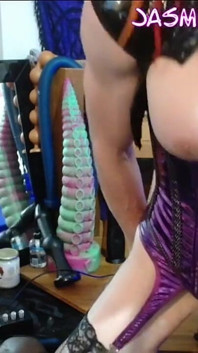 Pvc Corset Big Toy Playtime Extreme Anal Rides and Showing off My New Boobs