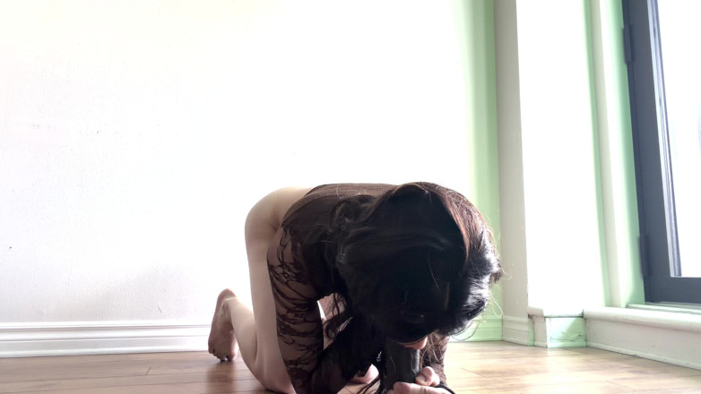 Alexia lucas: La bella trans teen fa un deepthroats e cavalca un...