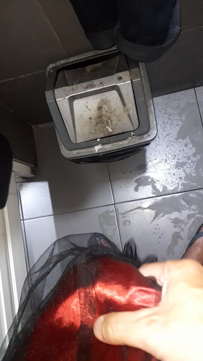 Naomisinka: Mrdka uvnitř saténového hedvábí z krásných šatů