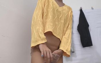 Hide and Seek Horny Girl Masturbate