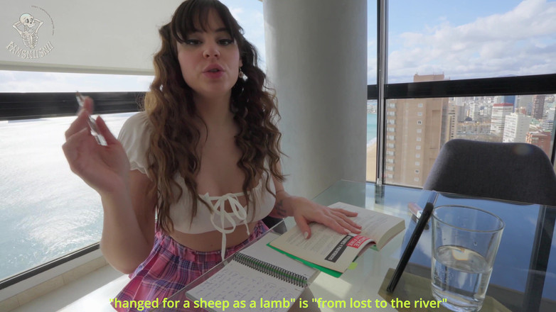 Pamsnusnu: Школьница склоняет одноклассника к сексу