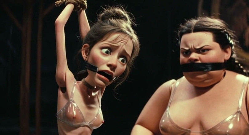 YOUR BEST FANTASY: Esclave maigre en servitude fouetté par la maîtresse grasse SSBBW
