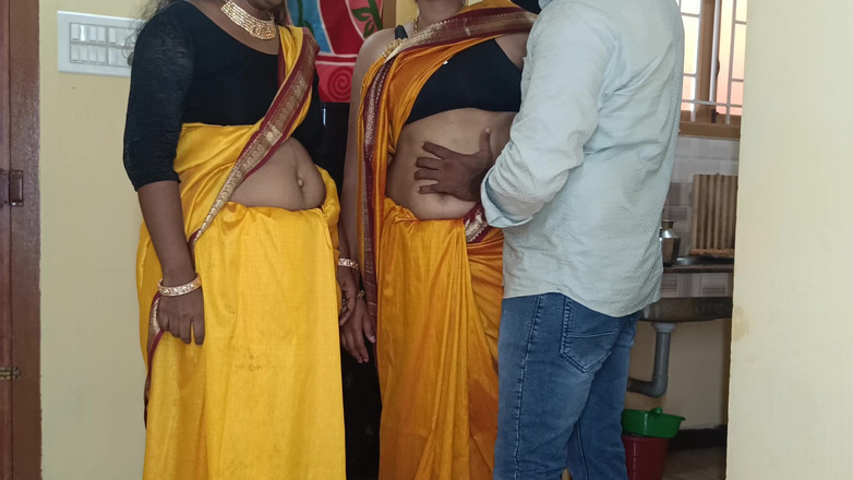 Pushpa porn: हॉट तीन लोगों की चुदाई