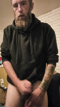 Wanking My Big Hard Dick and Smoking While Edging
